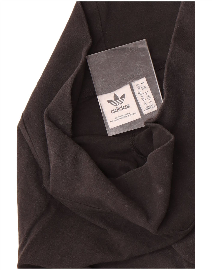 Женские леггинсы ADIDAS UK 12, средние, черные