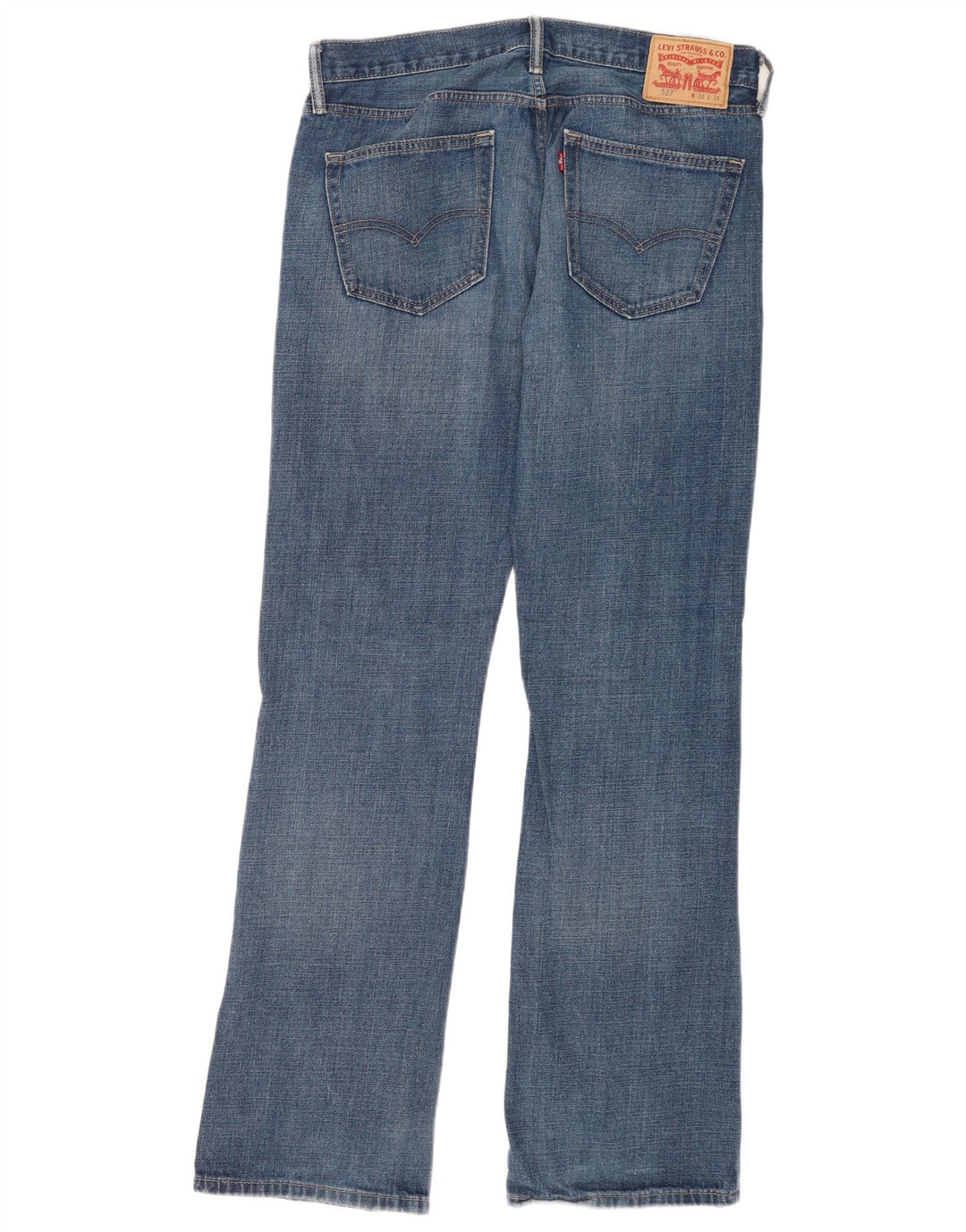 Мужские джинсы Levi's 527 Bootcut W34 L34 синие, хлопок