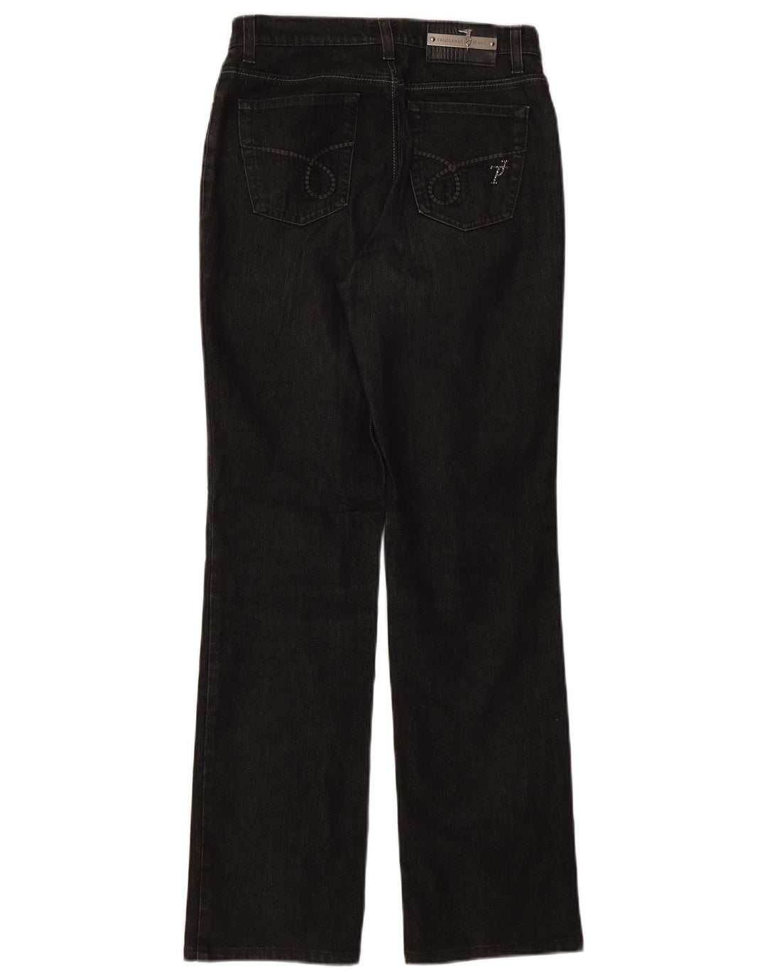Женские джинсы Trussardi Bootcut W28 L31, черный хлопок