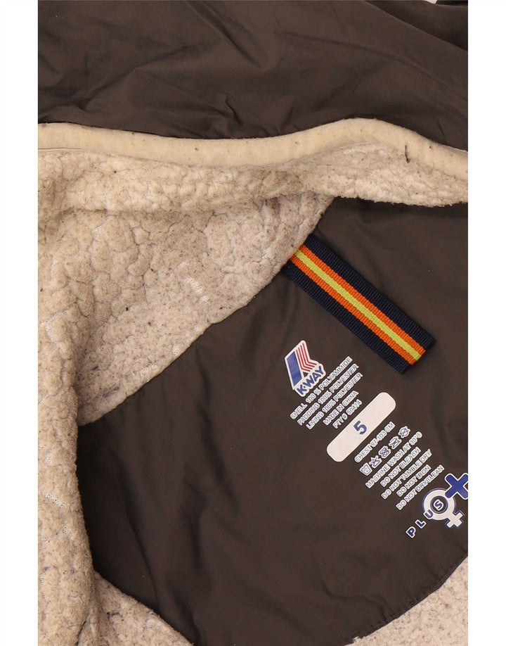 Мужская ветровка K-Way с капюшоном UK 38 Medium Grey Полиамид