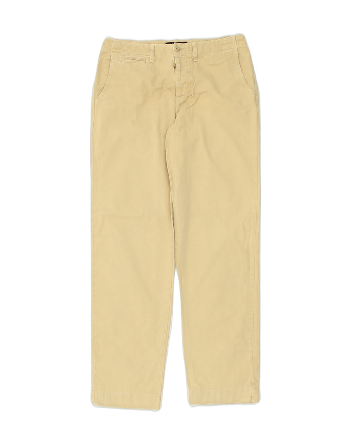 RALPH LAUREN Womens Slim Chino Trousers US 6 Medium W28 L31 Beige Cotton | Vintage Ralph Lauren | Thrift | Second-Hand Ralph Lauren | Used Clothing | Messina Hembry 