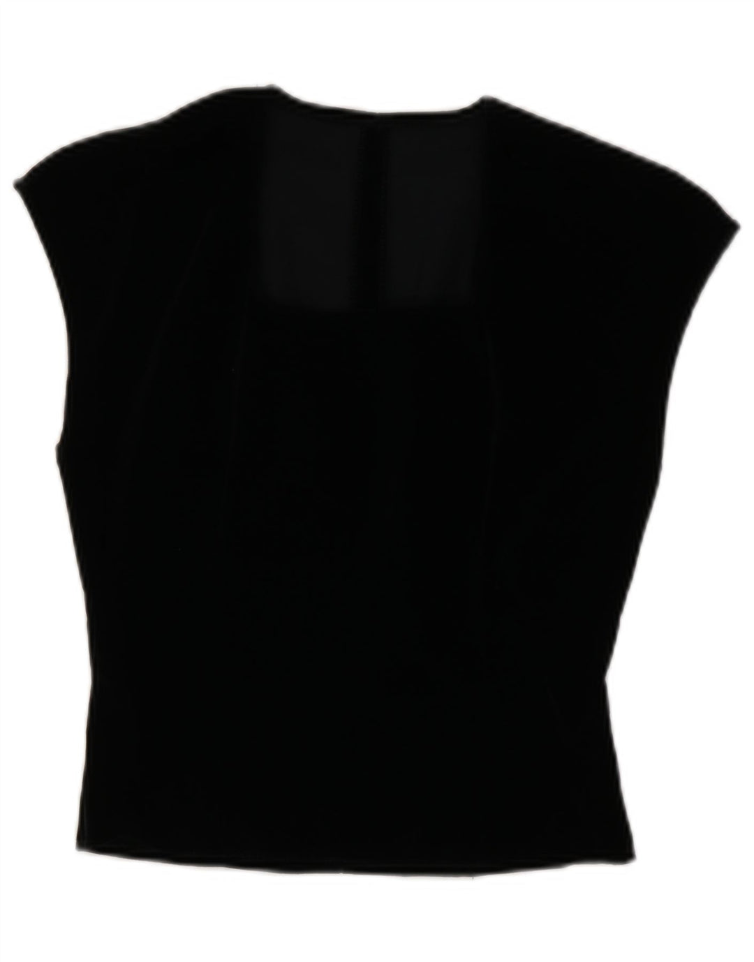 Винтажная женская жилетка-блузка Top IT 44 Medium Black