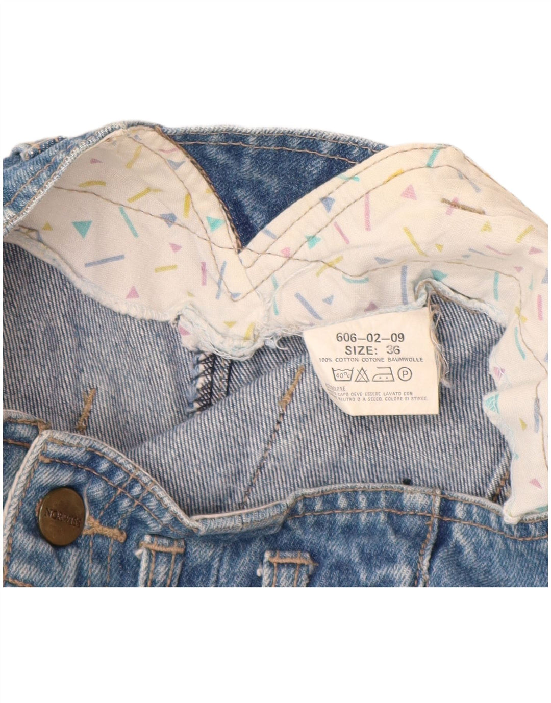 ВИНТАЖНЫЕ женские джинсы с высокой талией EU 36, маленькие W26 L29, синие, хлопок