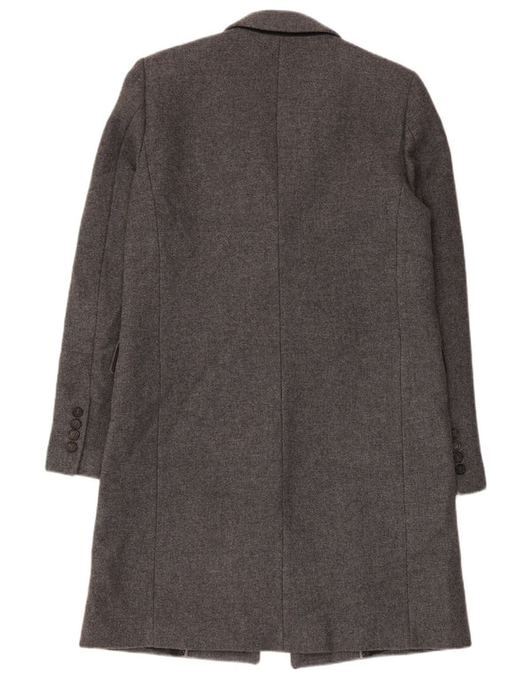 Женское пальто Zara Manteco UK 10, маленькое серое