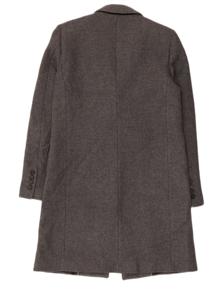 Женское пальто Zara Manteco UK 10, маленькое серое