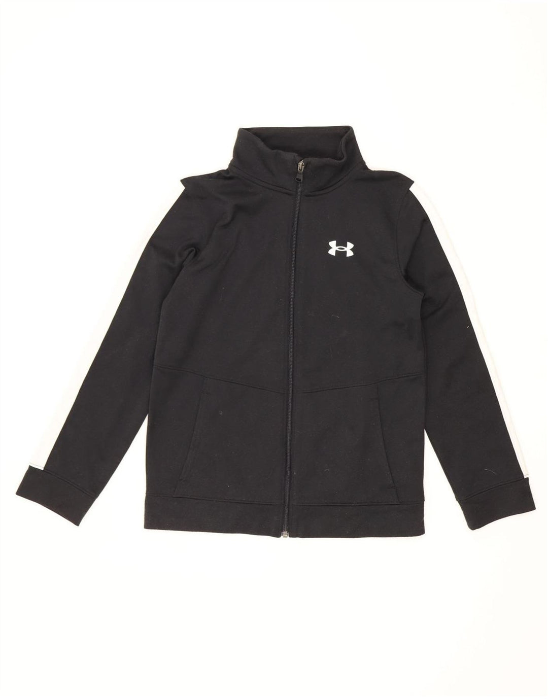 Спортивный костюм Under Armour для мальчиков, верхняя куртка, 9–10 лет, средний черный, с цветными блоками