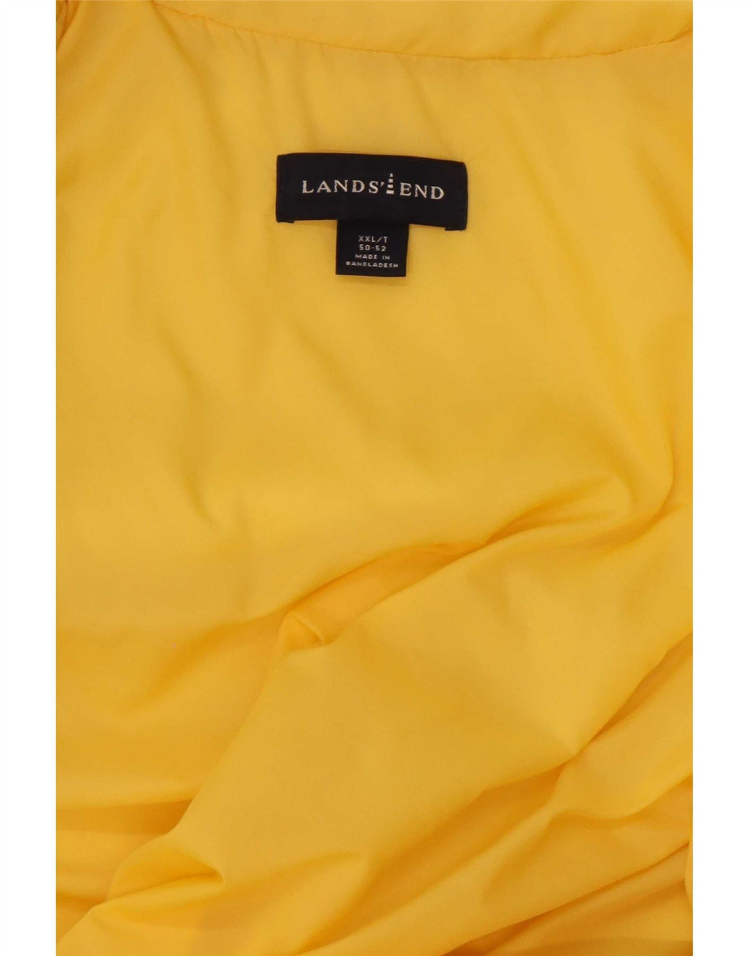 Мужская утепленная куртка Lands End IT 50/52 2XL Желтый нейлон