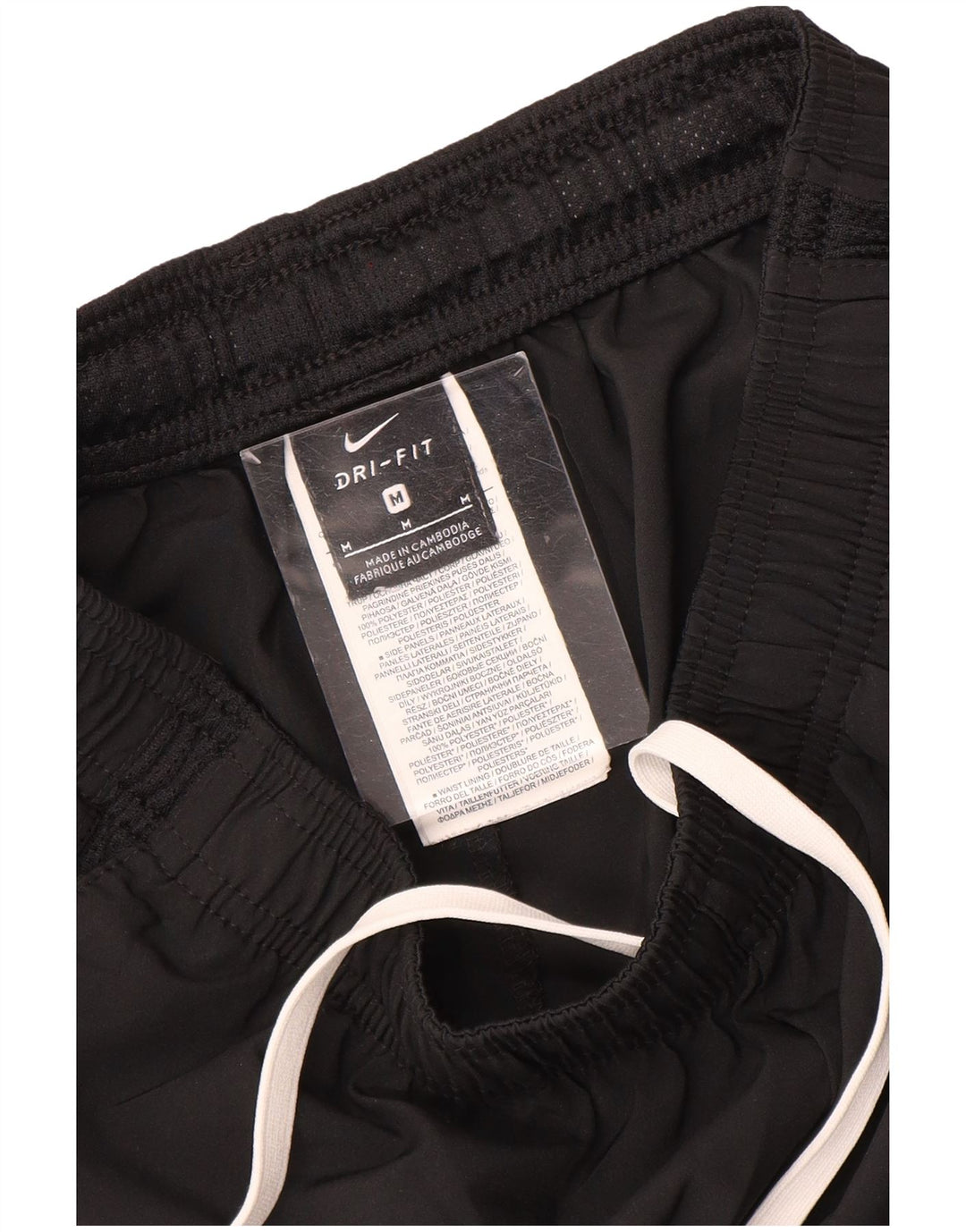 Мужские спортивные шорты Nike Dri Fit, средний черный полиэстер