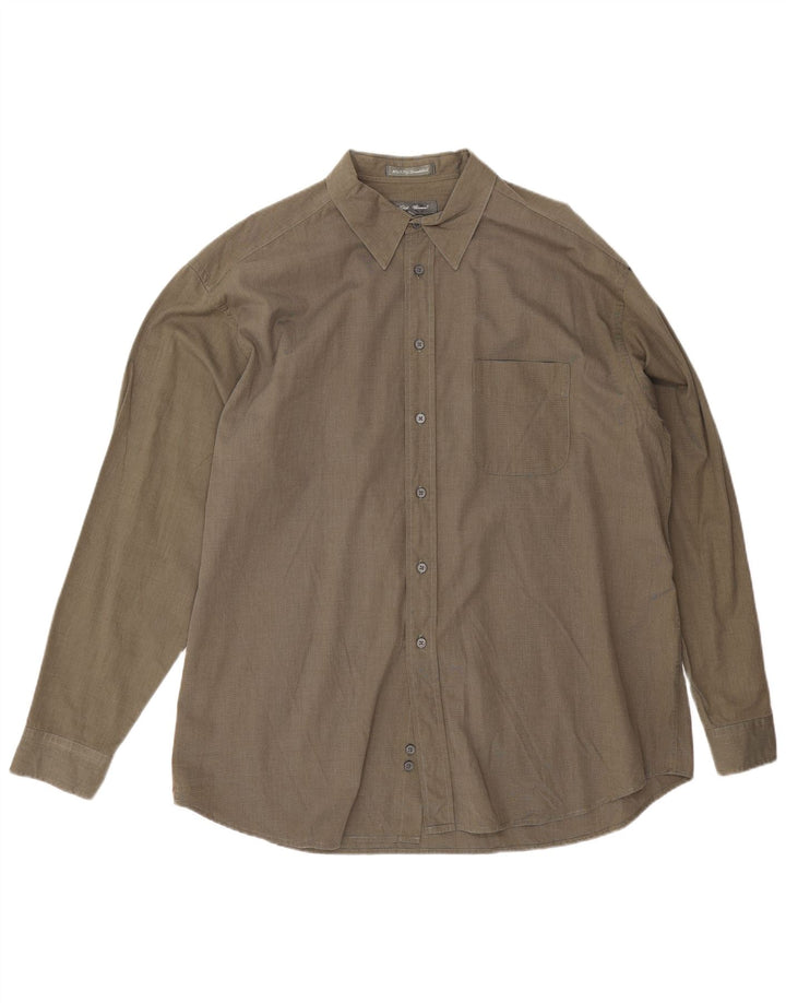 Мужская рубашка Eddie Bauer XL, хаки, хлопок