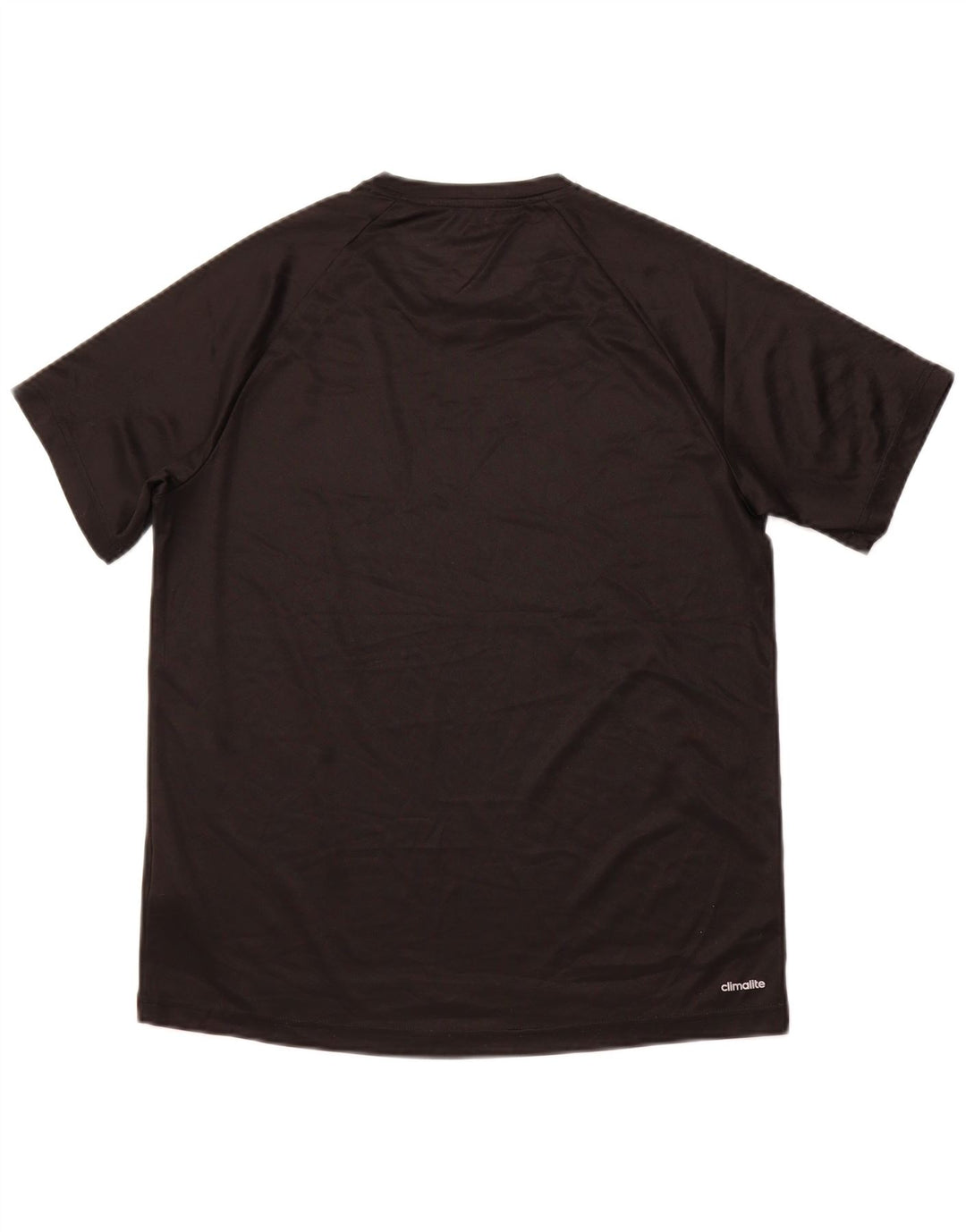 Мужская футболка ADIDAS Climalite, средний черный, полиэстер, спортивная