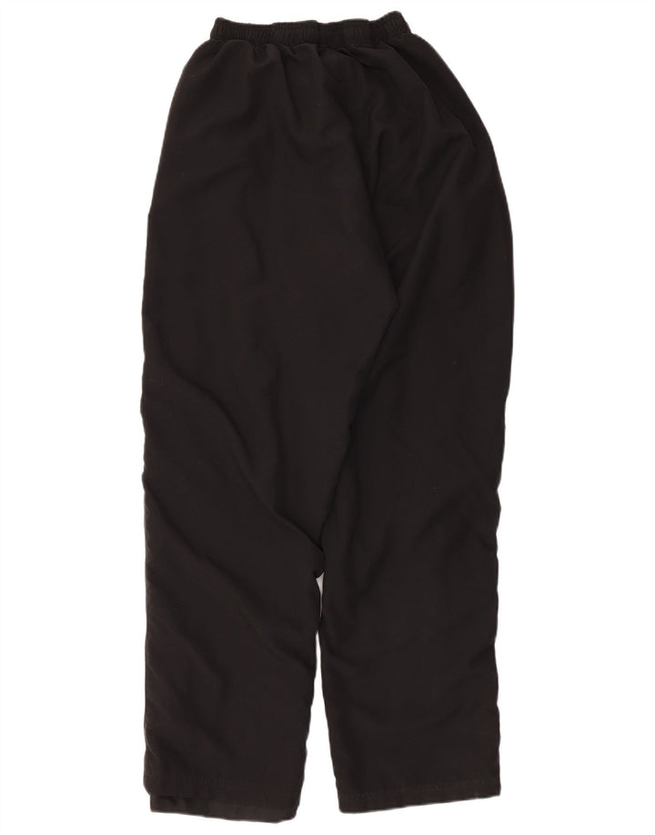 Мужские спортивные брюки Adidas среднего размера из полиэстера черного цвета