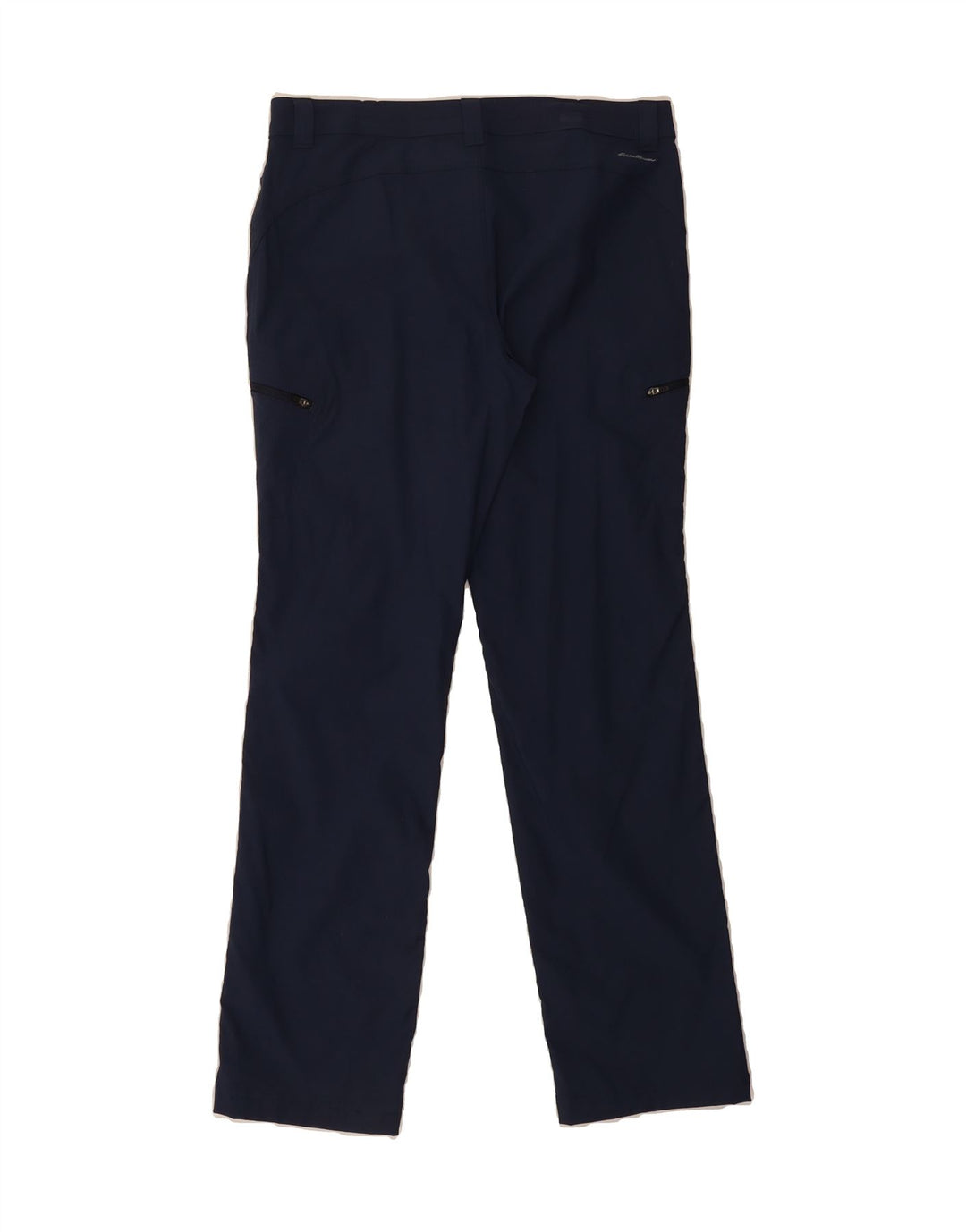 EDDIE BAUER Womens Straight Cargo Trousers US 8 Medium W32 L31 Navy Blue Vintage Eddie Bauer and Second-Hand Eddie Bauer from Messina Hembry 