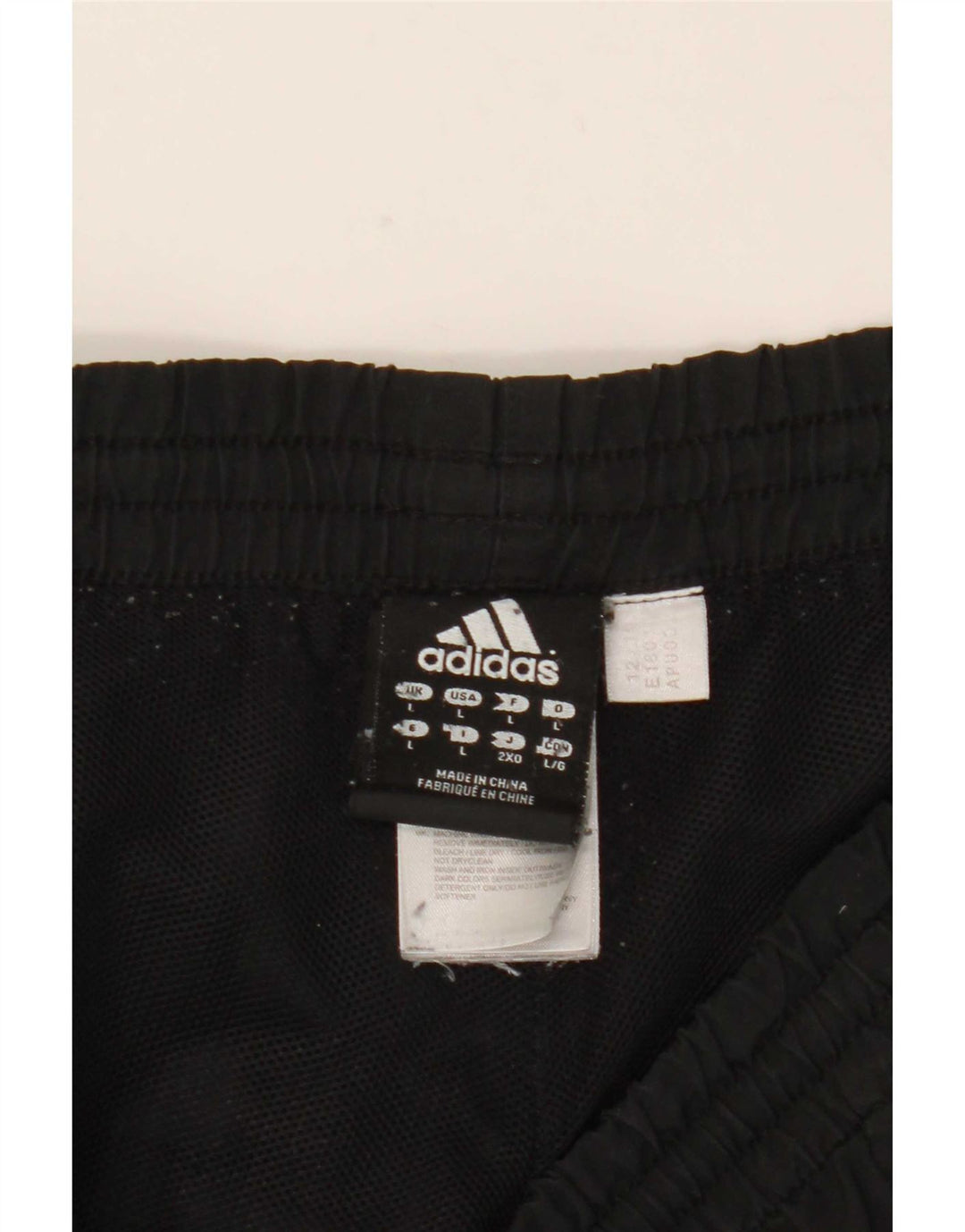 Мужские спортивные шорты Adidas Climalite, большие черные из полиэстера