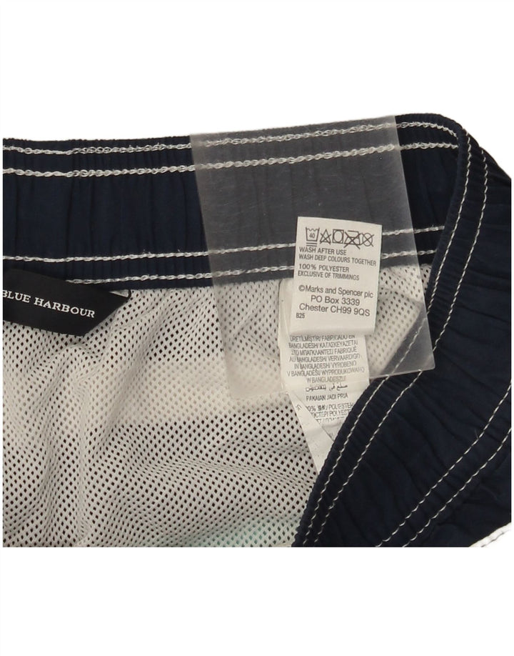 Мужские шорты для плавания Marks & Spencer Blue Harbour, средние, темно-синие