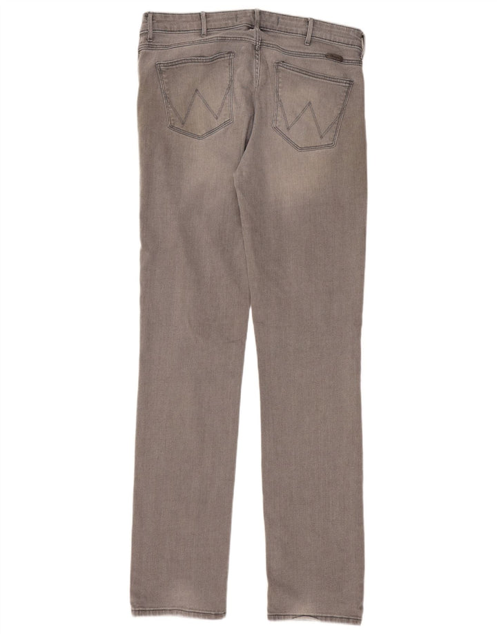 Женские прямые джинсы Wrangler Drew W32 L34, серый хлопок