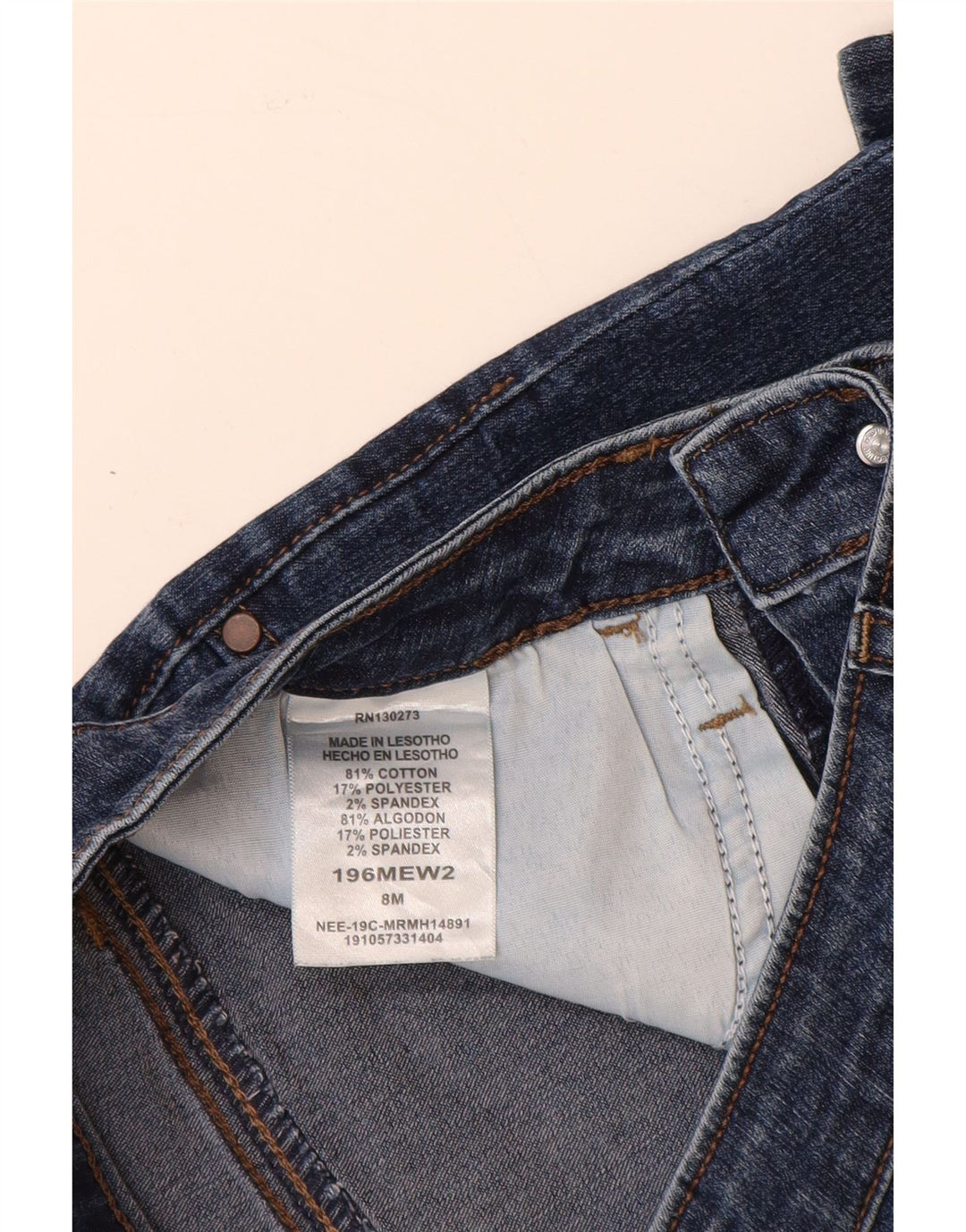 Женские джинсовые шорты LEE Riders со средней посадкой, США 8, средний W28, синие, хлопок