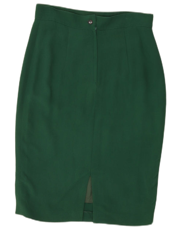 Gai Mattiolo Womens Pencil Skirt W30 Medium Green