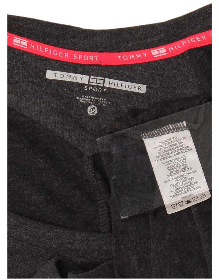 Женский топ Tommy Hilfiger с длинным рукавом UK 20 2XL, серый полиэстер
