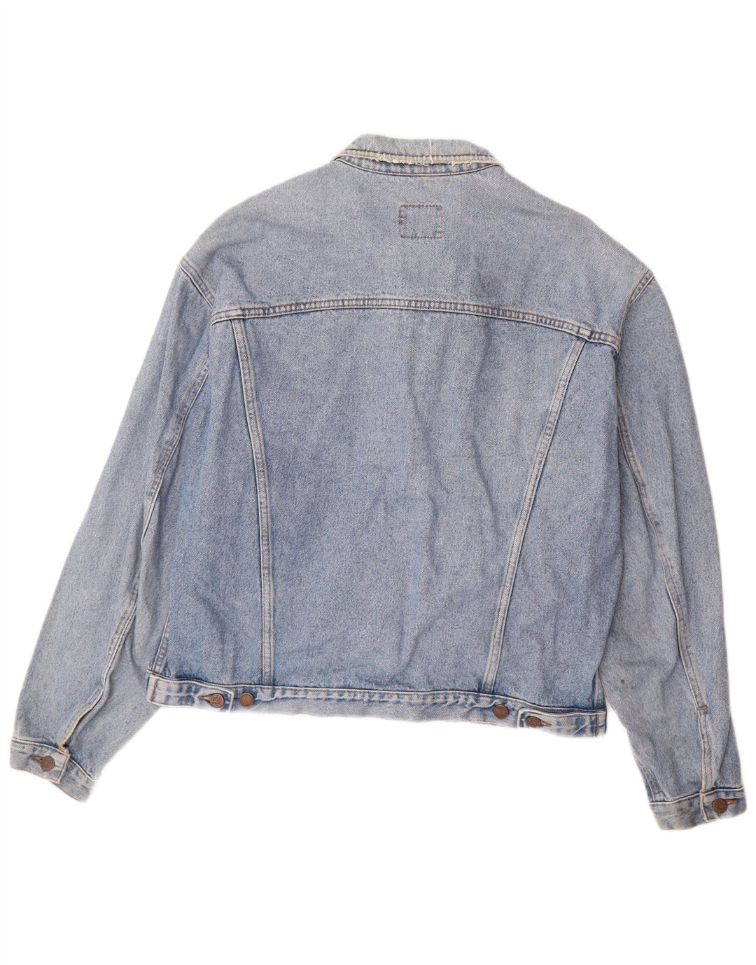 BENETTON Мужская джинсовая куртка IT 52 XL Синяя Хлопок