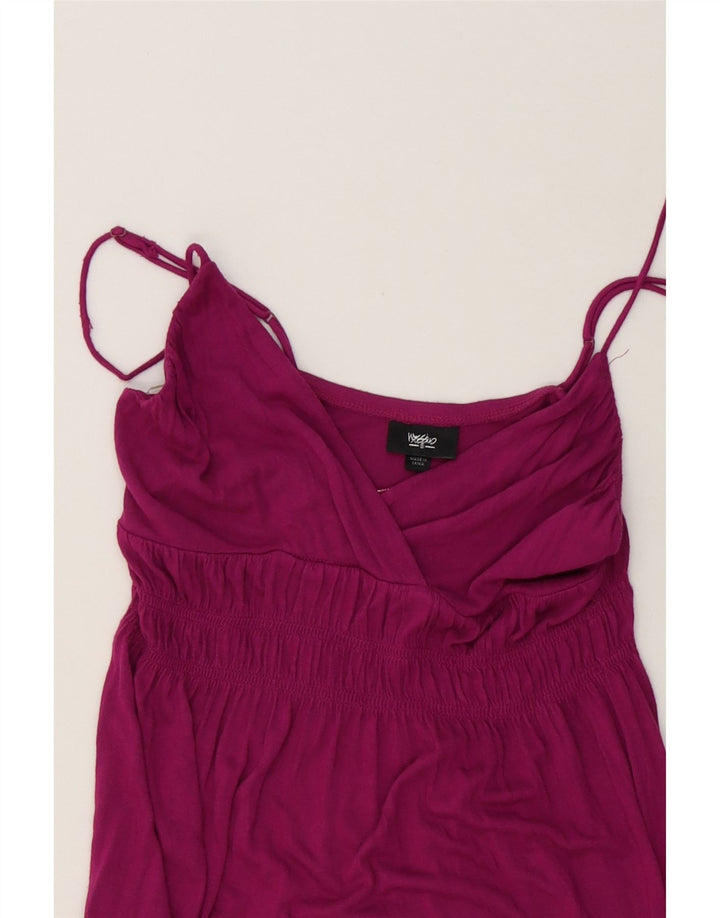 MOSSIMO Womens Maxi Slip Dress UK 8 Small Maroon Rayon Vintage Mossimo and Second-Hand Mossimo from Messina Hembry 