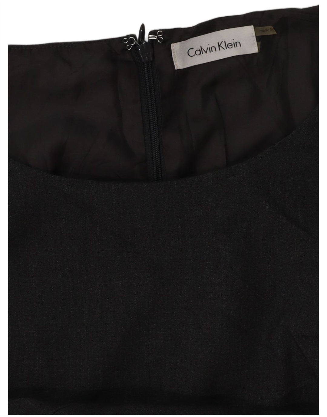 Женское платье-футляр CALVIN KLEIN UK 16, большое серое