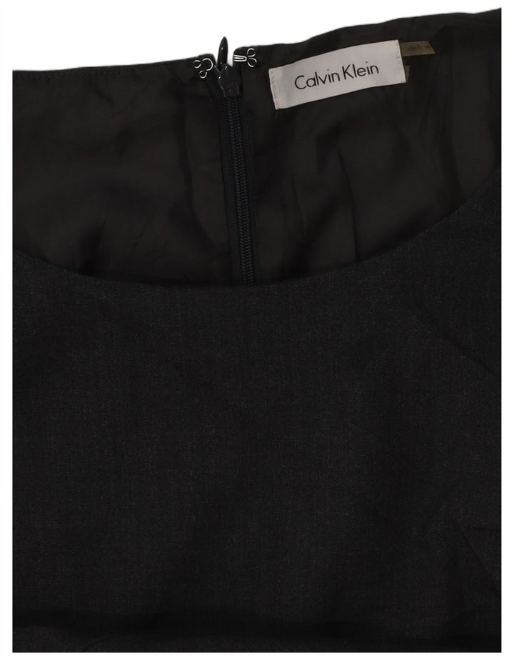 Женское платье-футляр CALVIN KLEIN UK 16, большое серое