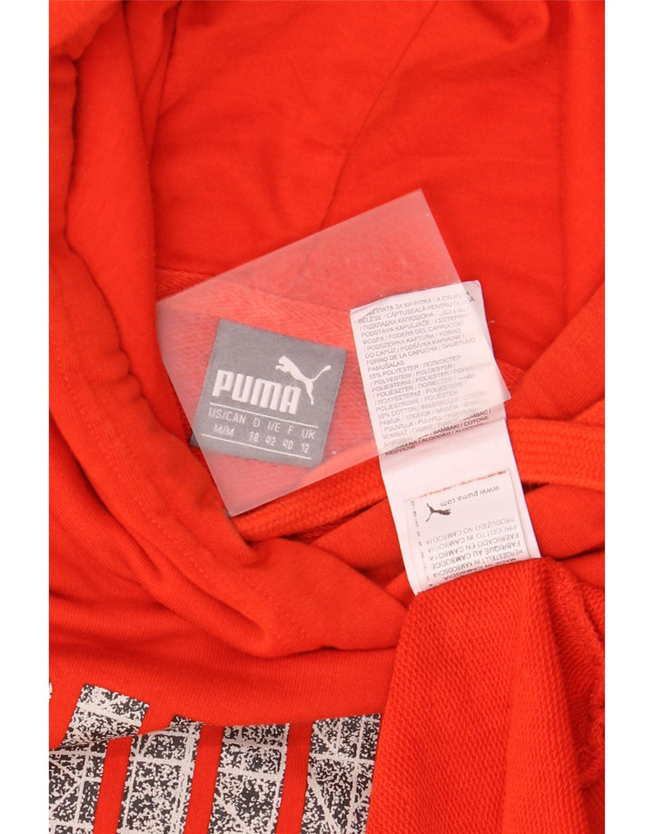 Женский джемпер с капюшоном Puma UK 12, полиэстер, средний красный