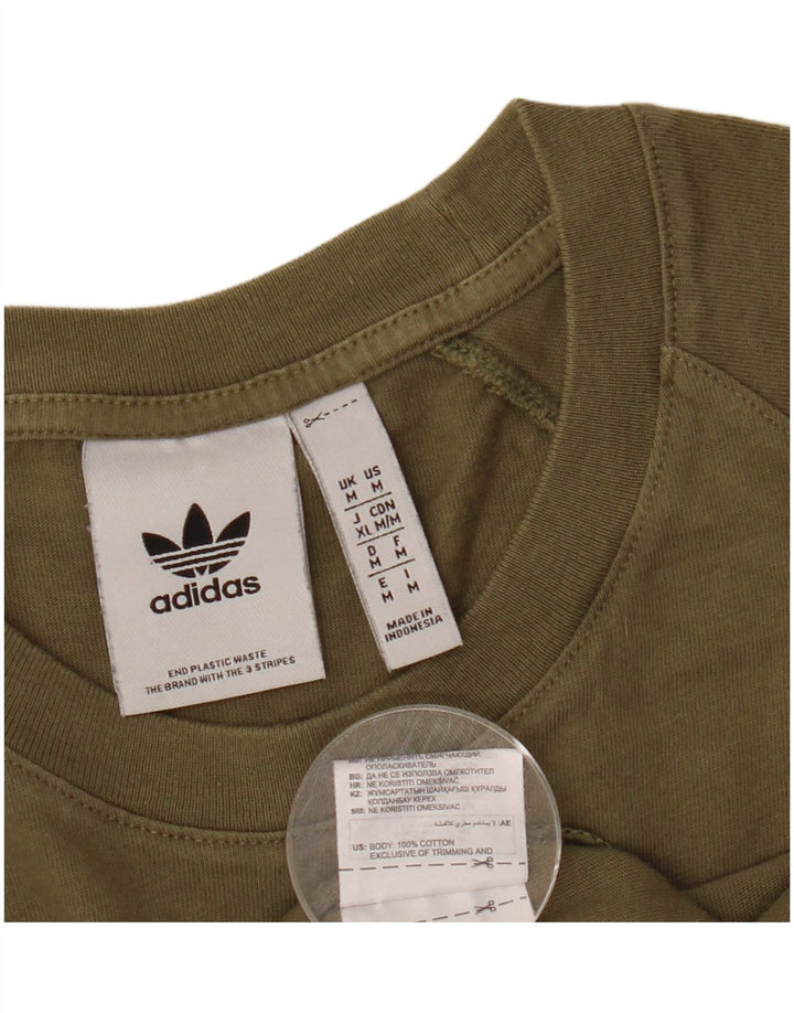 Мужская футболка ADIDAS Top Medium Khaki Colourblock Cotton