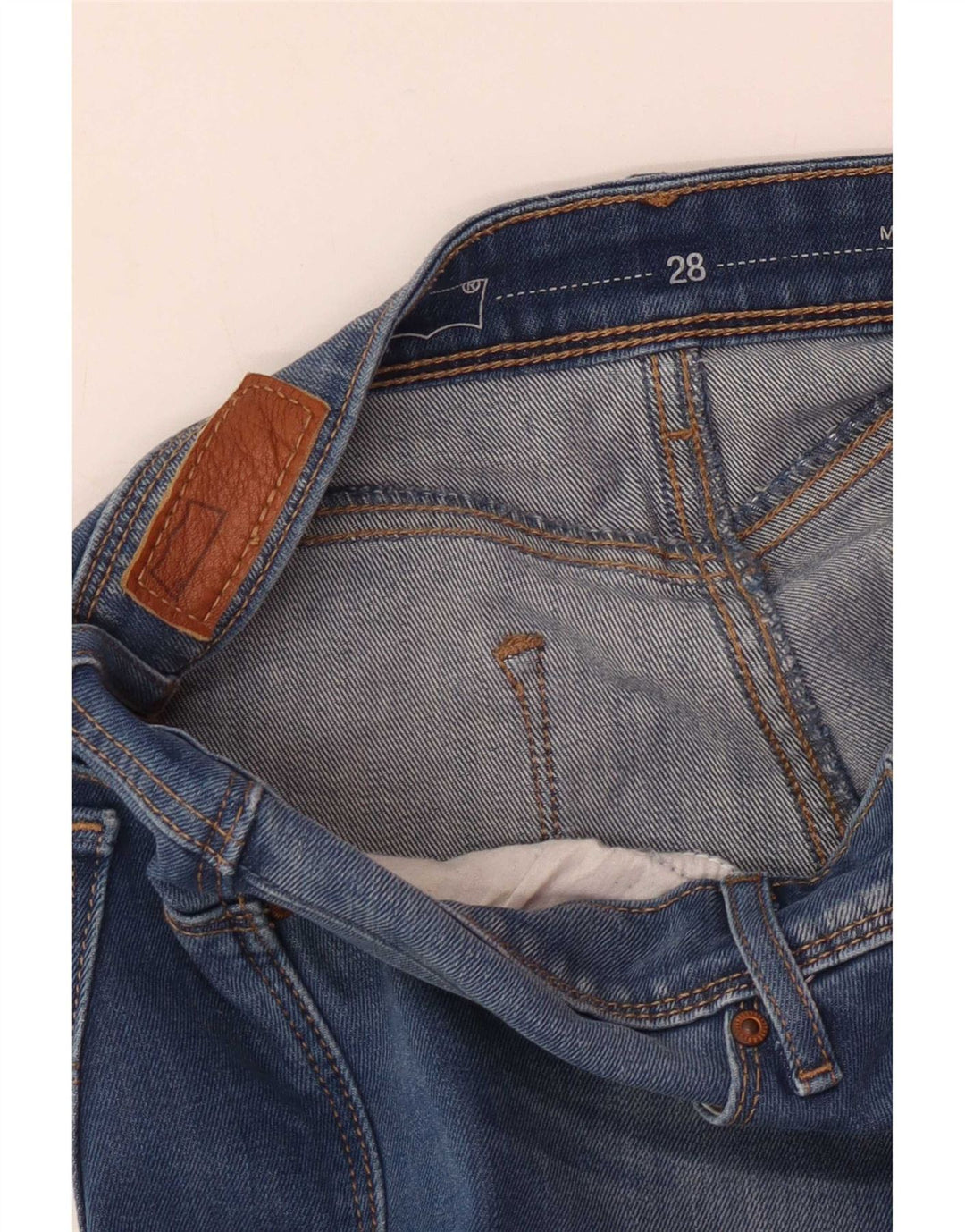 Женские джинсы скинни со средней посадкой Levi's W28 L30 синие