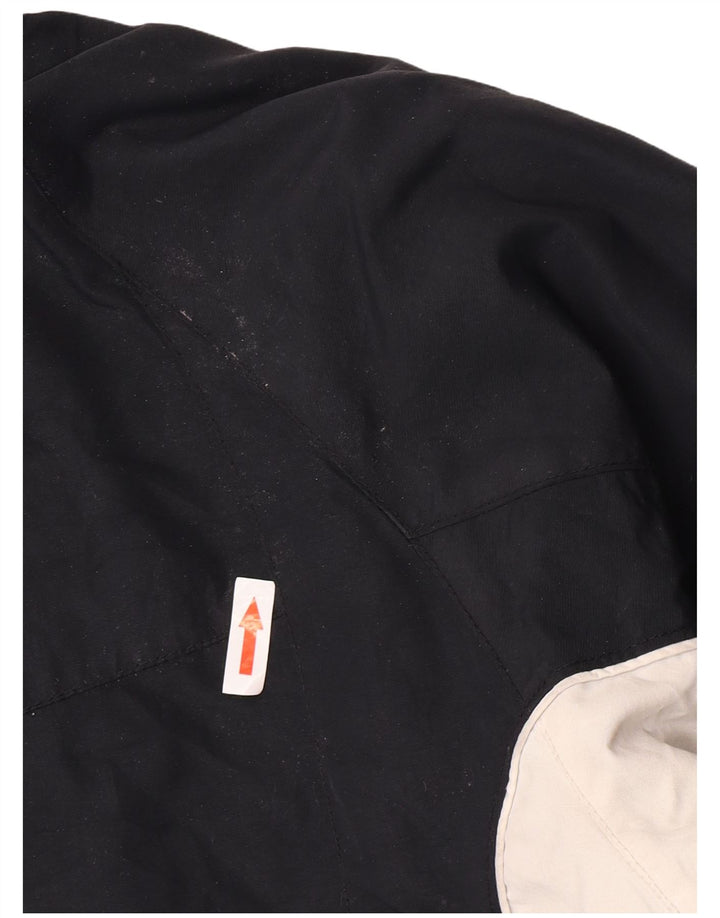 Женская объемная стеганая куртка Columbia UK 10, маленькая, темно-синяя, с цветными блоками