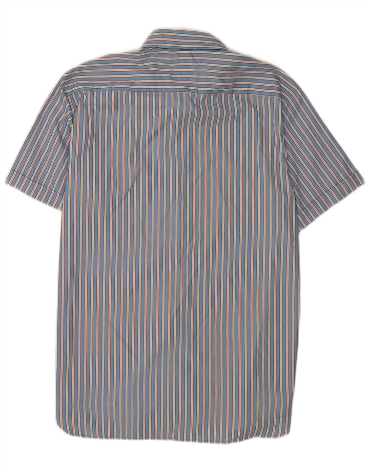 Мужская рубашка с коротким рукавом Tommy Hilfiger, большая синяя полоска