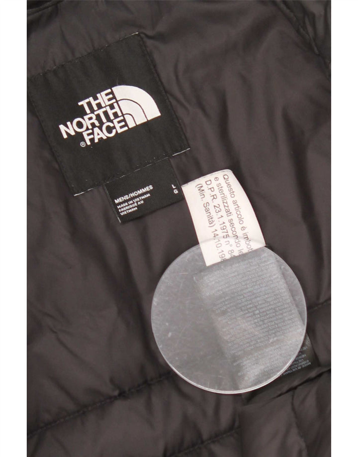Мужская стеганая куртка The North Face UK 40, большая, черная, полиэстер