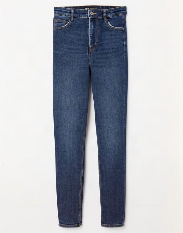 Женские джинсы скинни Zara EU 34 2XS W24 L27 синие
