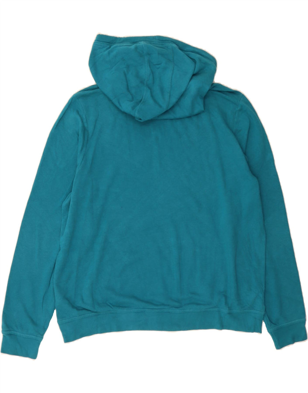 NIKE Womens Oversized Graphic Hoodie Jumper UK 18 XL Blue Polyester Vintage Nike and Second-Hand Nike from Messina Hembry 