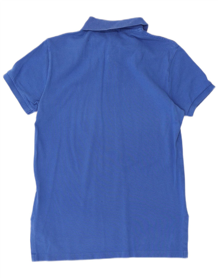 Мужская рубашка поло на заказ Polo Ralph Lauren, маленький синий хлопок