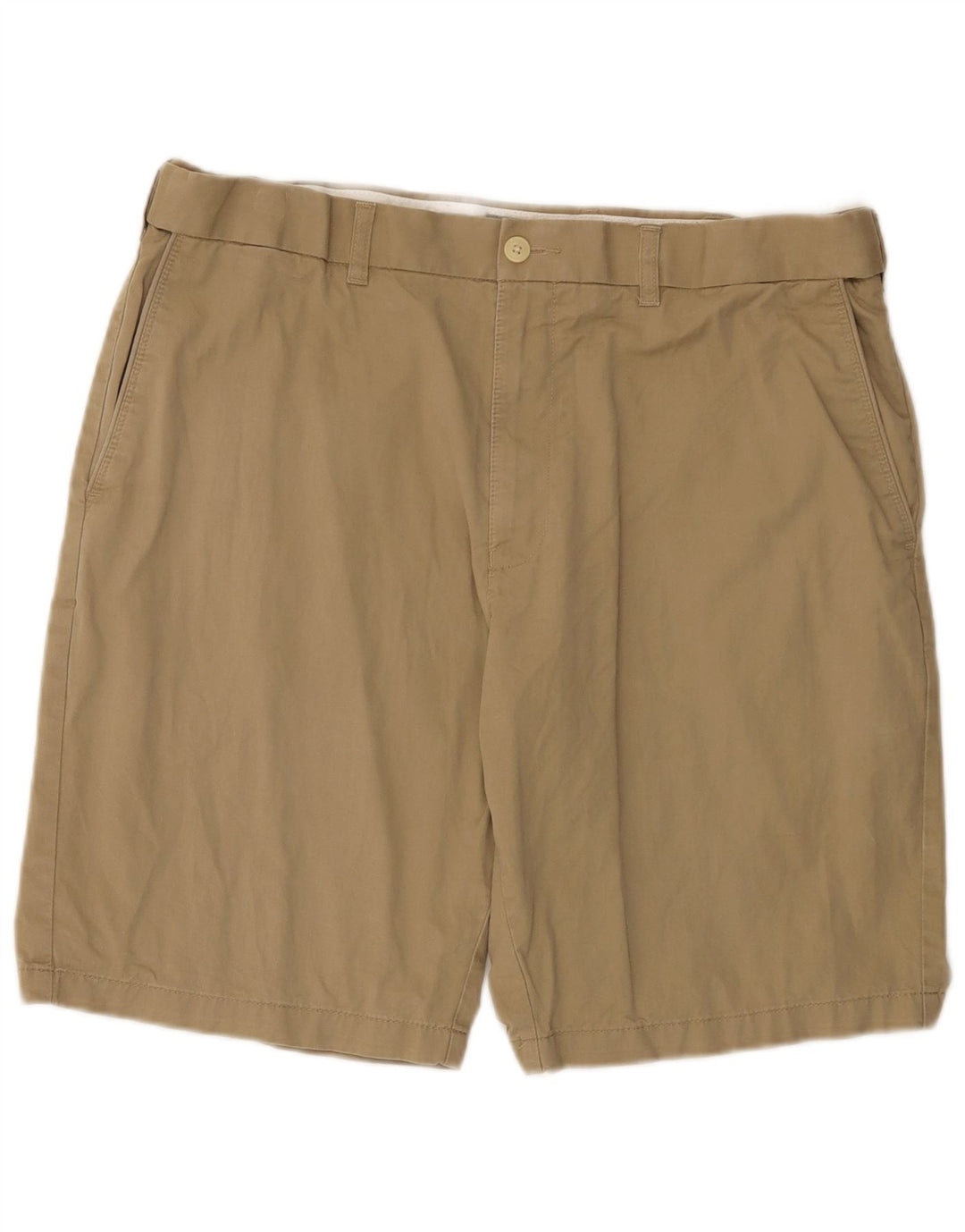 Marks & Spencer Mens Chino Shorts W38 XL Beige Cotton