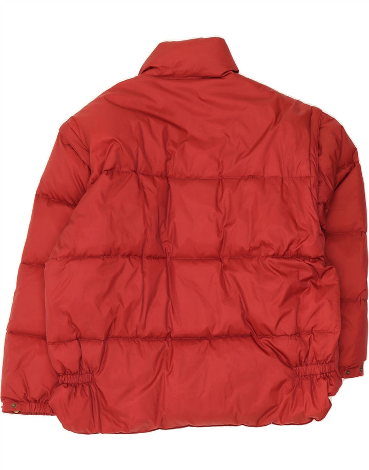 JOHN F GEE Mens Padded Jacket IT 56/58 3XL Red Nylon Vintage John F Gee and Second-Hand John F Gee from Messina Hembry 