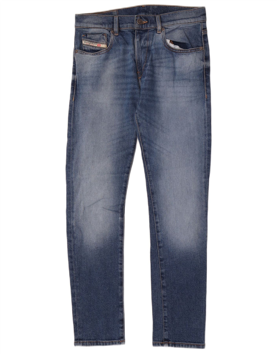 Женские узкие джинсы Diesel W28 L30, синие, хлопок