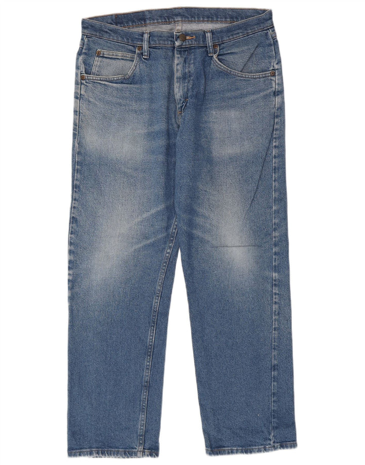 Мужские прямые джинсы Wrangler W33 L30 синие, хлопок