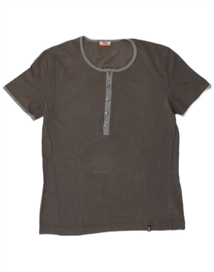 Мужская футболка FILA Top XL Серая, хлопок