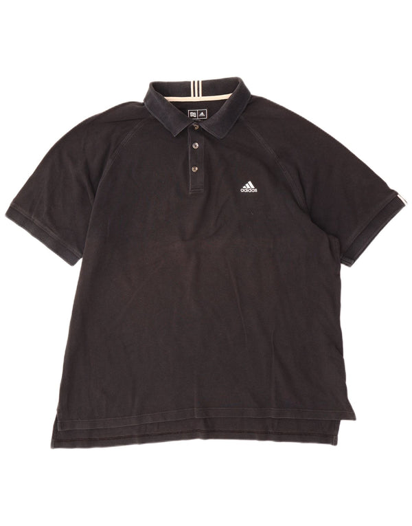 Мужская рубашка поло Adidas XL, черный хлопок