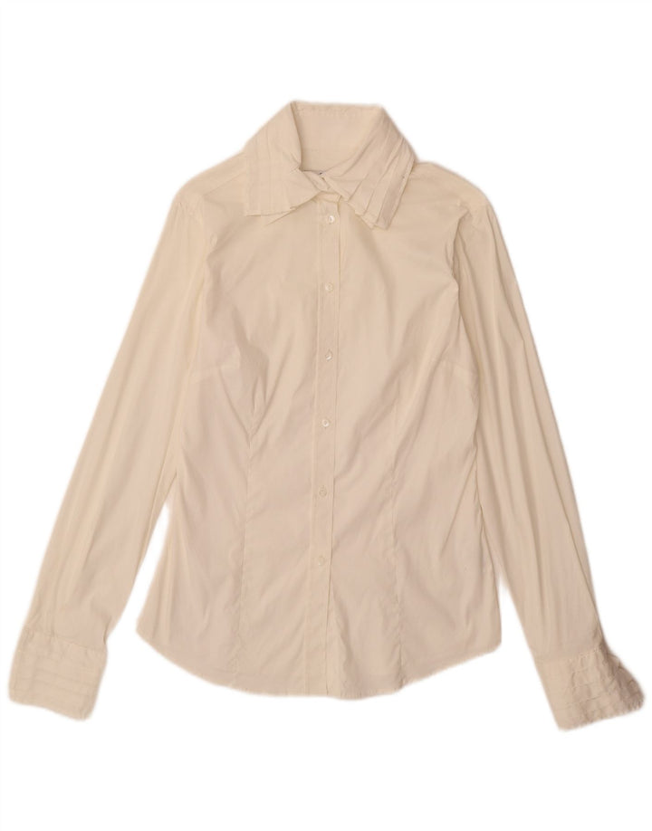 Женская рубашка Gant UK 12, средний цвет, белый хлопок