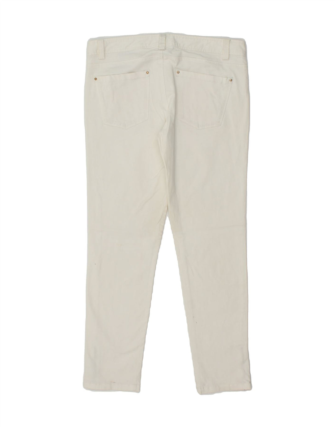 MASSIMO DUTTI Womens Casual Fit Slim Jeans EU 40  Medium W30 L28 White Vintage Massimo Dutti and Second-Hand Massimo Dutti from Messina Hembry 