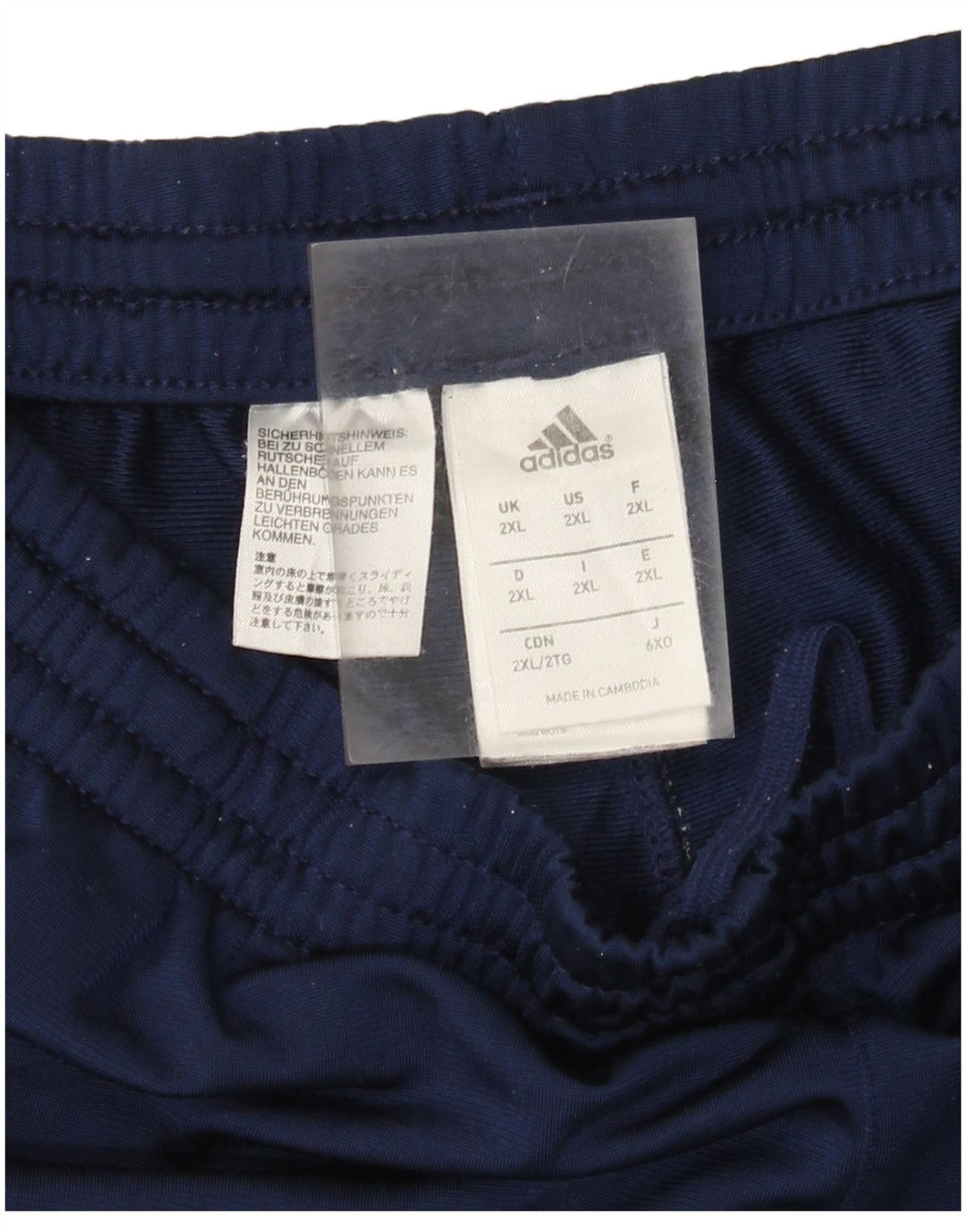 Мужские спортивные брюки Adidas Joggers 2XL темно-синие из полиэстера