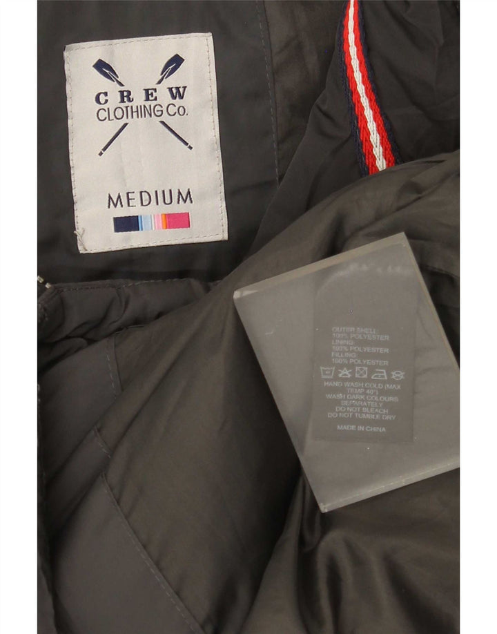 Мужская утепленная жилетка Crew Clothing UK 38, средний серый полиэстер