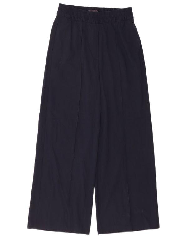 Женские широкие брюки чинос Marks & Spencer UK 8 Small W26 L28 Темно-синие