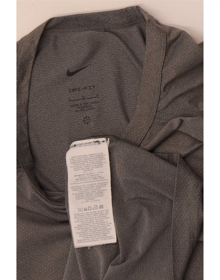 Мужская футболка Nike Dri Fit, большой серый полиэстер