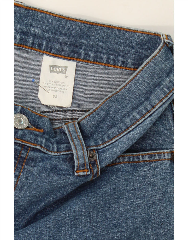 LEVI'S Womens Straight Jeans US 5 Medium W26 L30 Blue Cotton Vintage Levi's and Second-Hand Levi's from Messina Hembry 