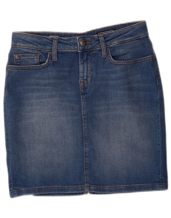 TOMMY HILFIGER Womens Denim Skirt US 6 Medium W30  Blue Cotton