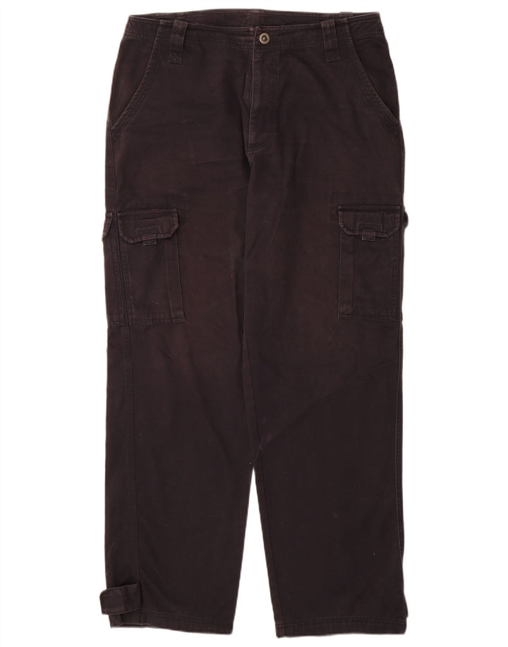 Мужские прямые брюки-карго Adidas Medium W32 L32 Темно-синие хлопковые